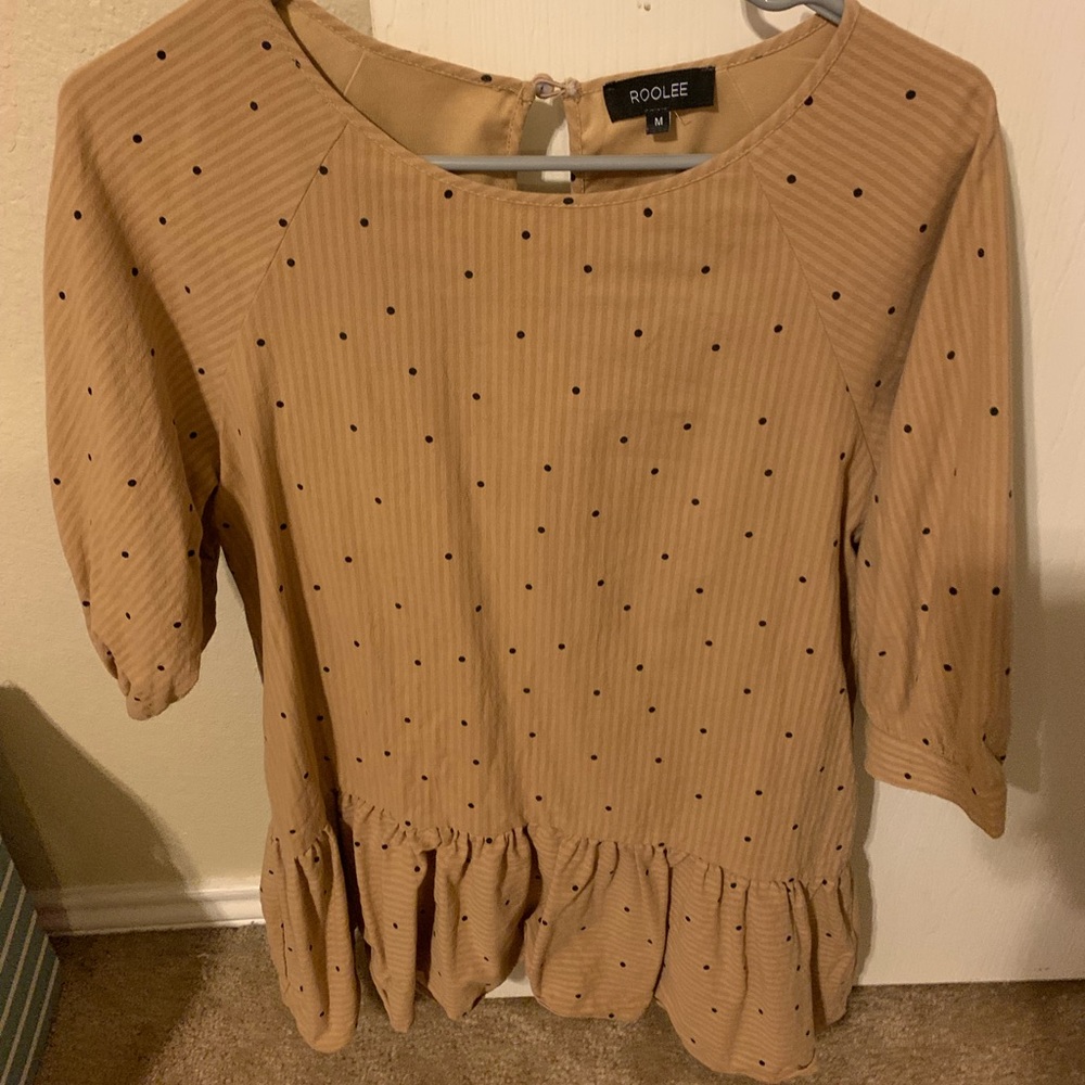 Roolee peplum top